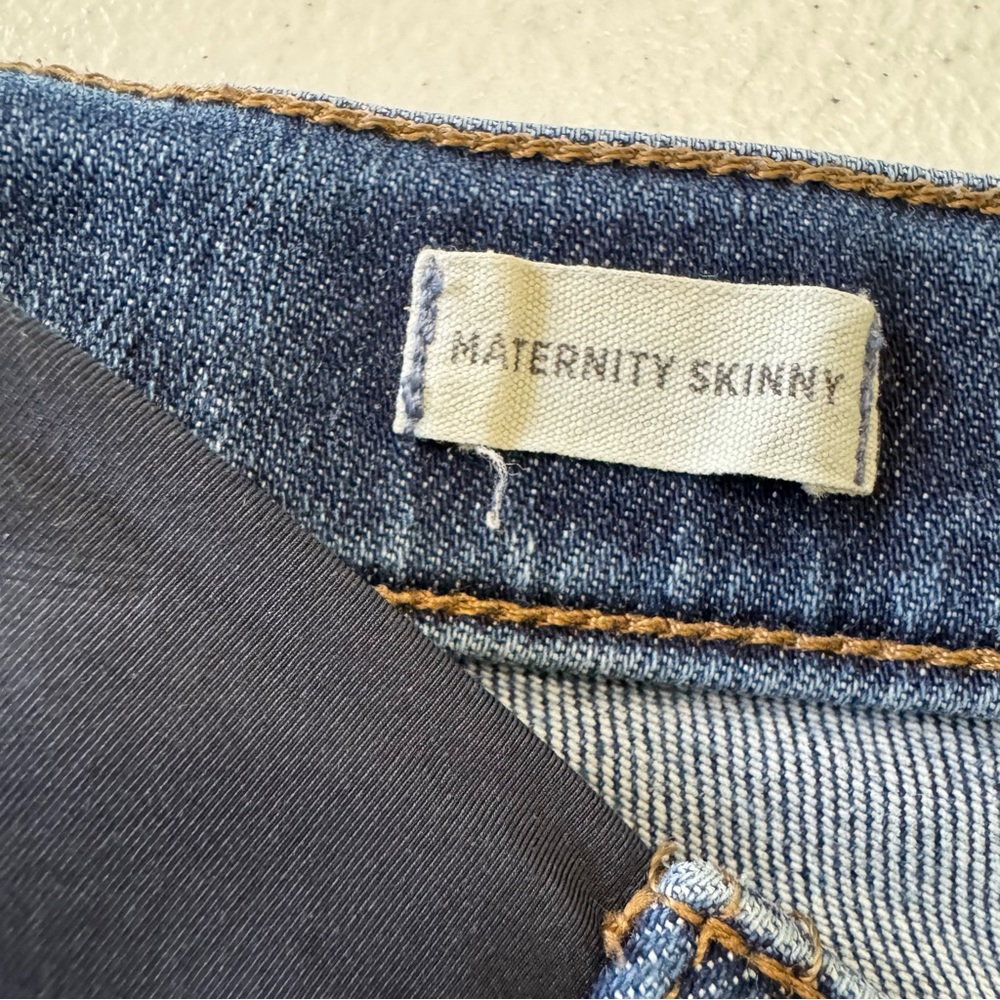 Madewell Side Panel Maternity Skinny Jeans 27 - Picture 7 of 14